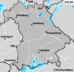 Regenbild 11.07.2009 14:00 Uhr