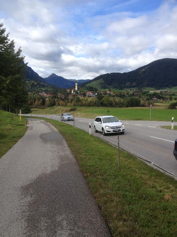 Pfronten in Sicht