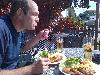 Schnitzel an Salat