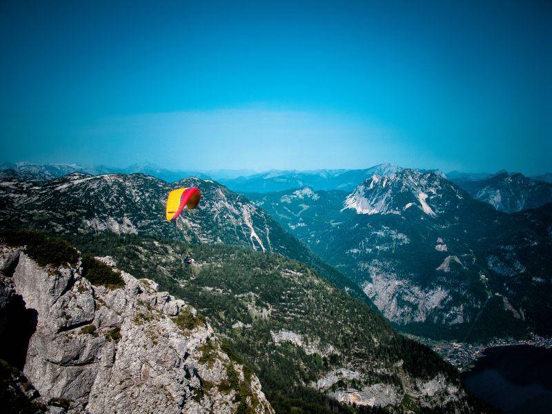 Gleitschirmfliegen vom Krippenstein