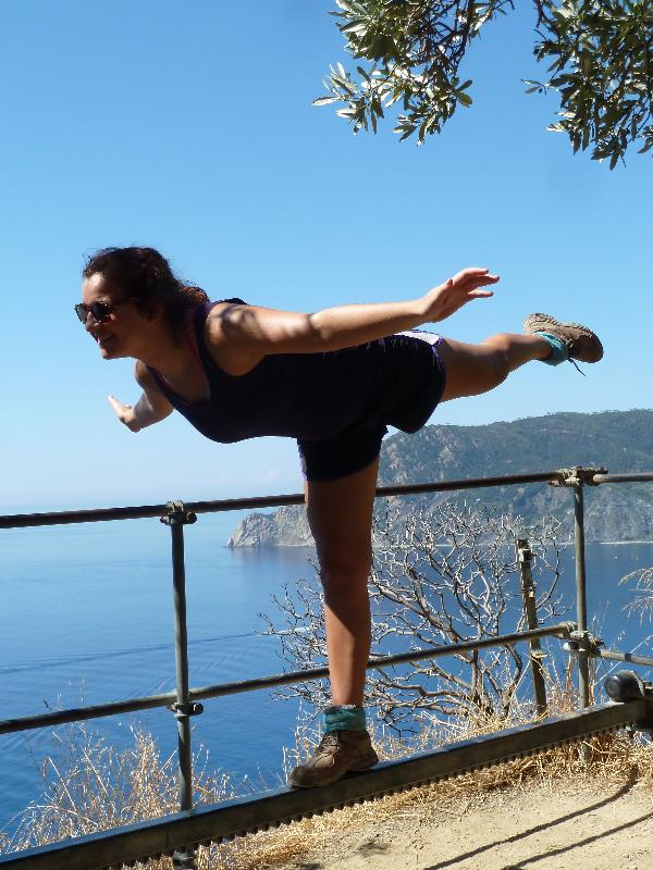 Schweben in der Cinque Terre