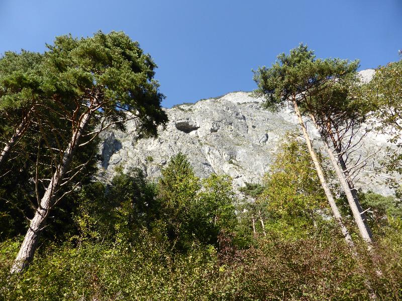 Blick vom Parkplatz