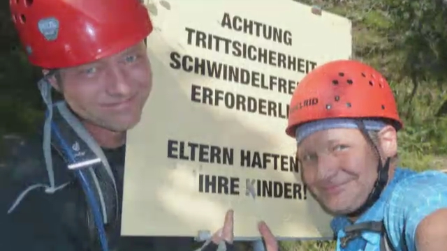 Gert und Ralf in der Martinswand 2013