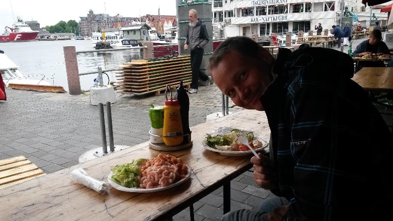 Speisung auf dem Markt