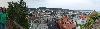 Blick ber Bergen
