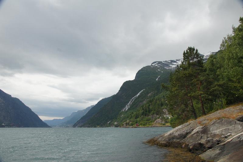 Odda in der Ferne