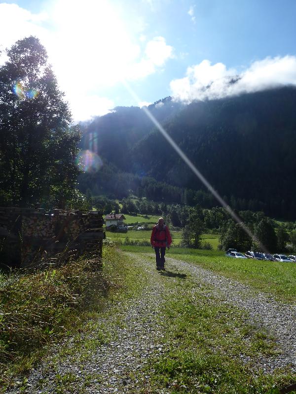 Abmarsch mit Gert
