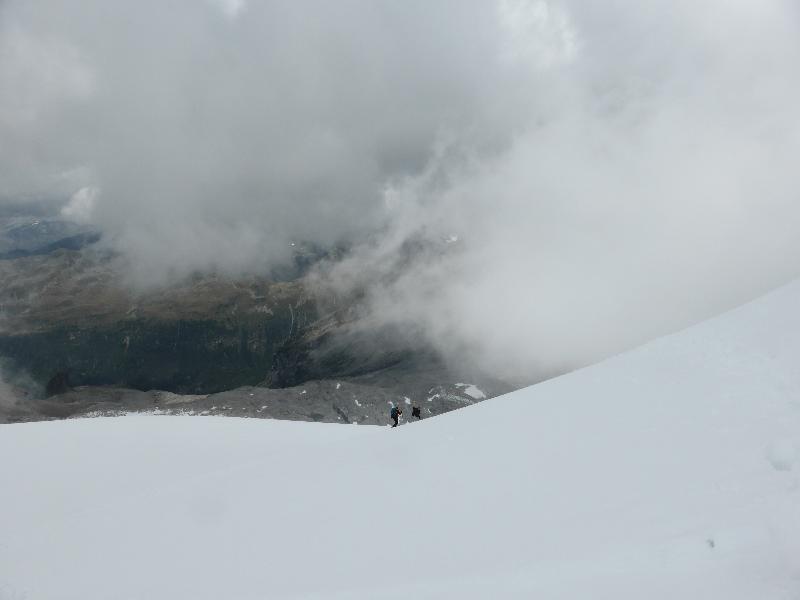 kurz reißt der Nebel auf