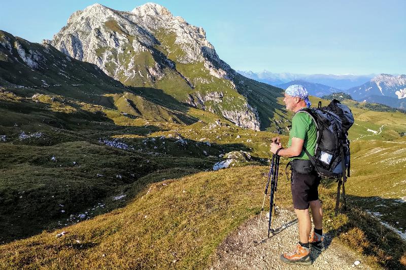 Peitlerkofel in der Ferne