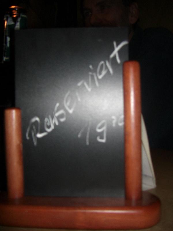 reserviert?