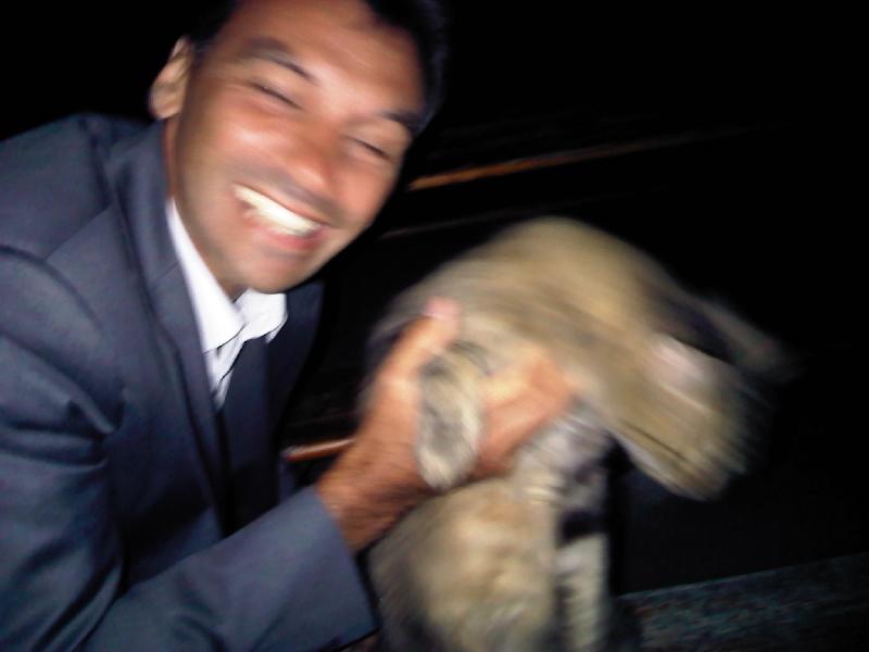 glcklicher JoShi,<br>unglckliche Katze
