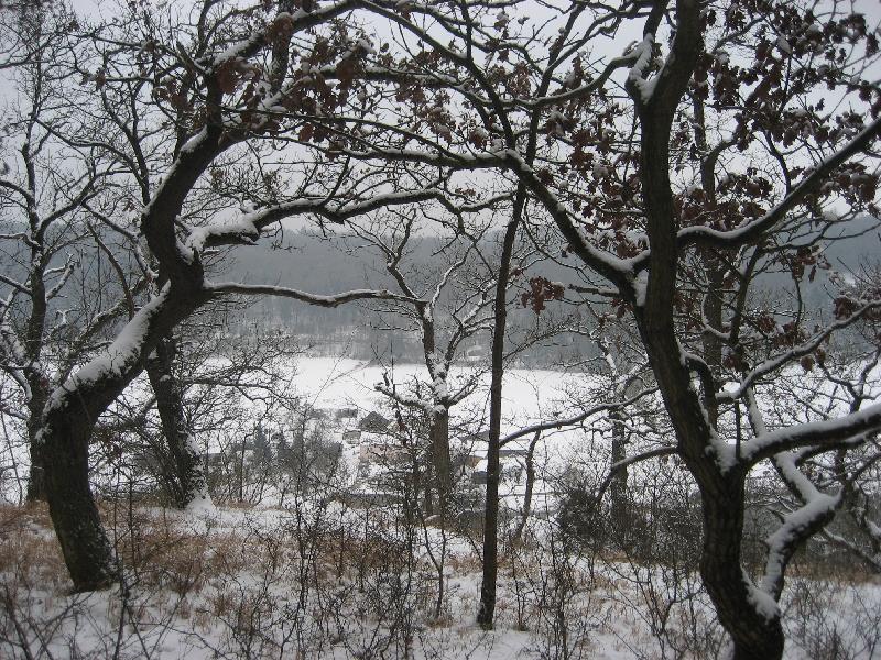Schnee im Tal