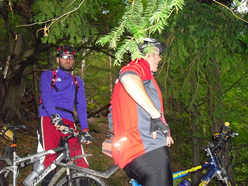 Blick in geheimnisvollen trail