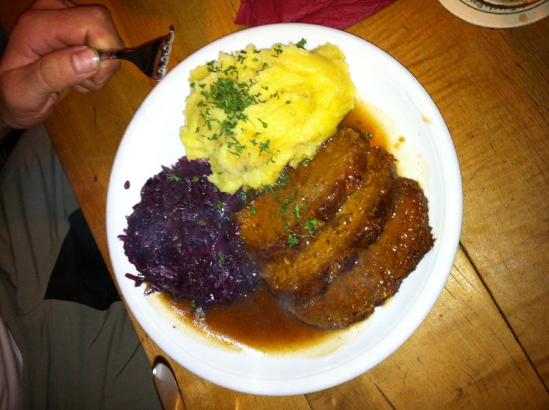 Hackbraten is aus!