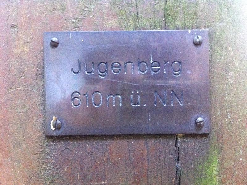 Jugenberg 610 m . NN