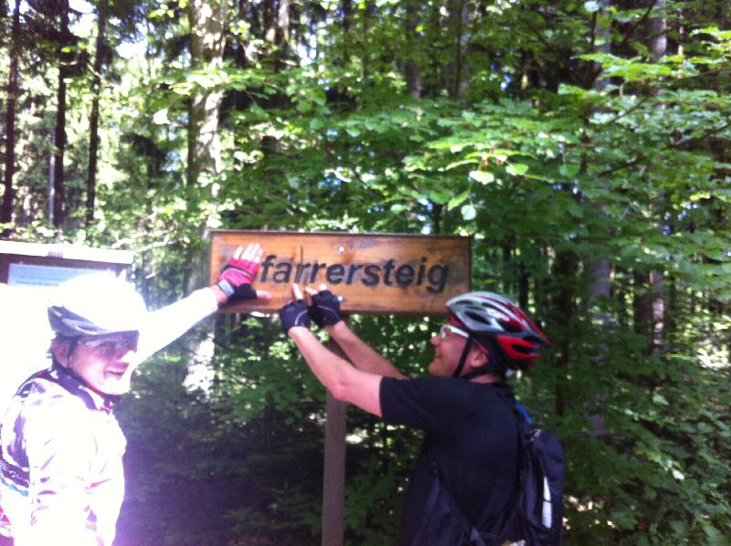 der Fahrersteig