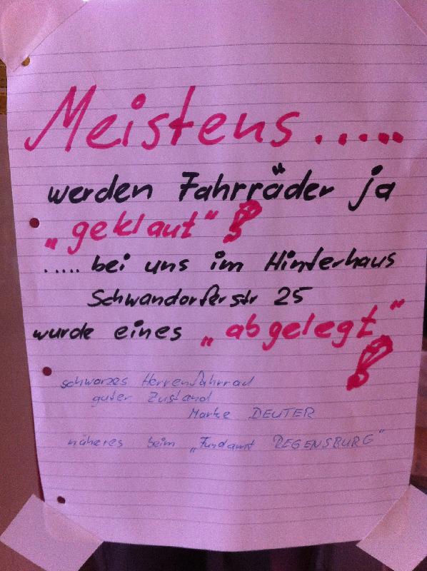 beim Bcker heute morgen entdeckt