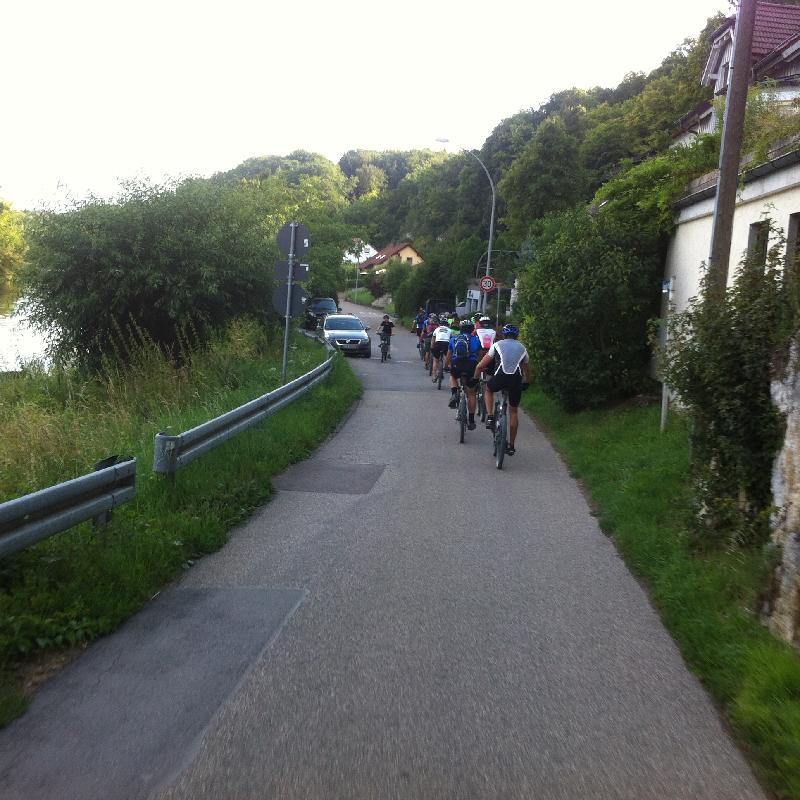 Gruppenblid von hinten