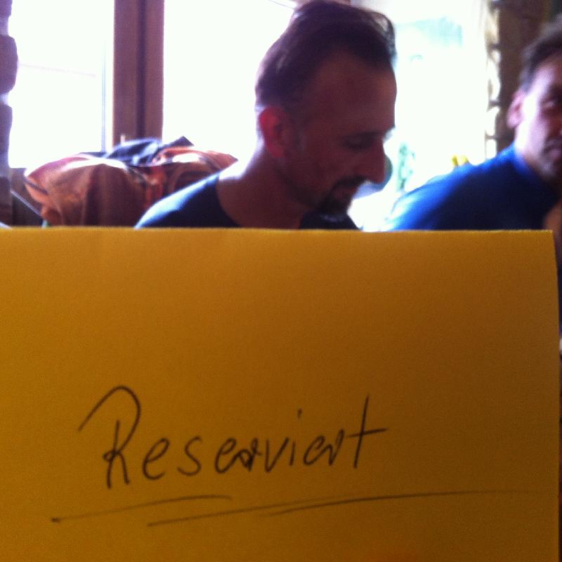 .. na klar, es wird Reh serviert!