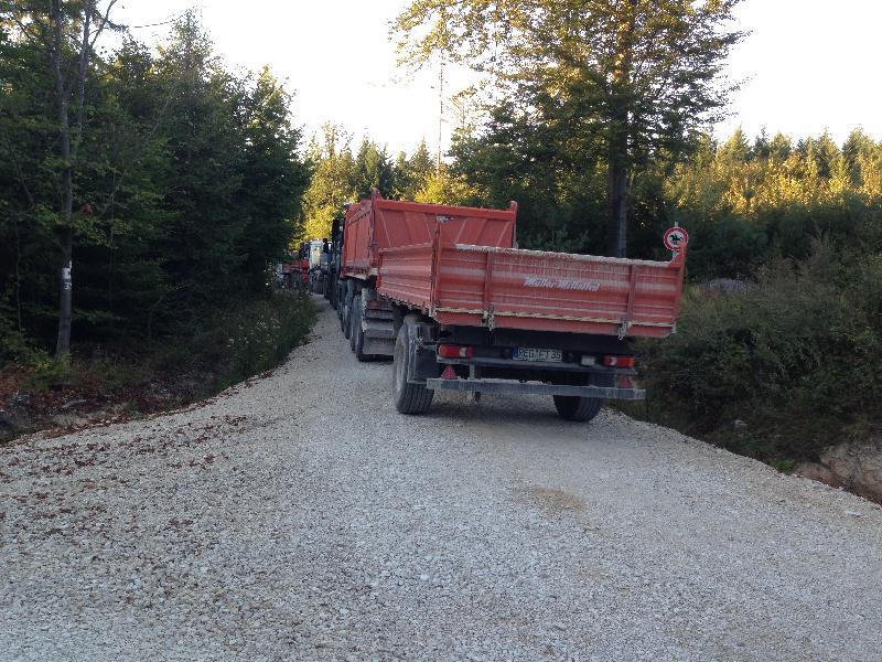 Baustelle Autobahn Zyllenkapelle